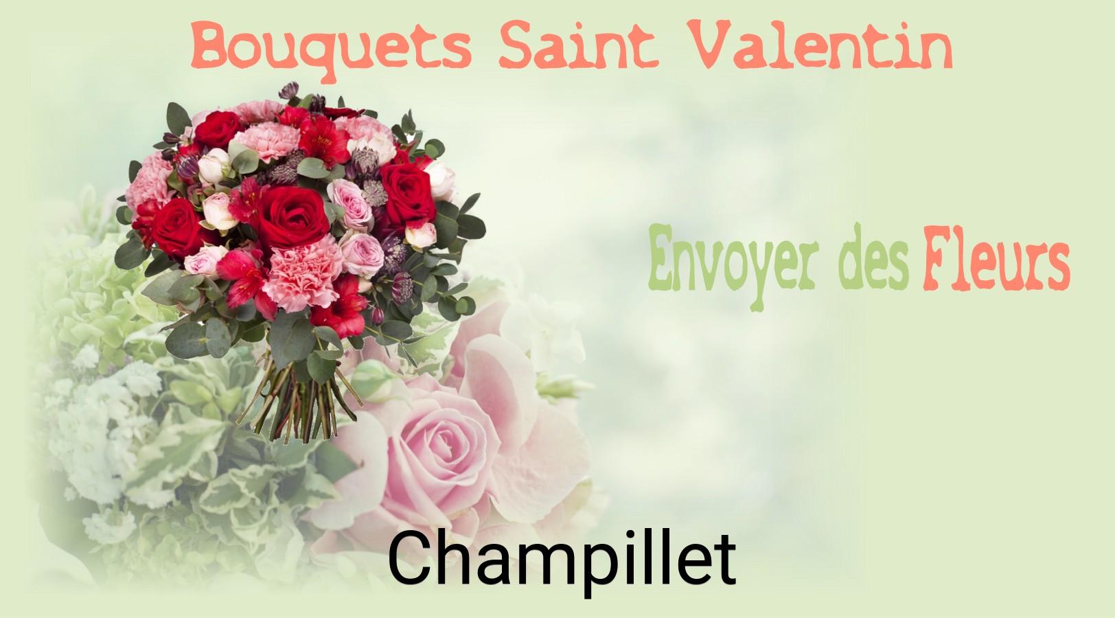 Roses de Saint-Valentin livrées à Champillet
